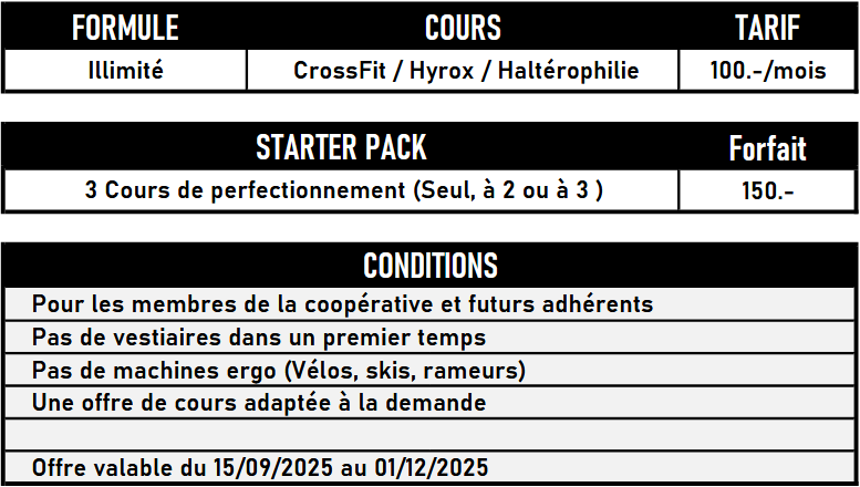 Offre Early Bird